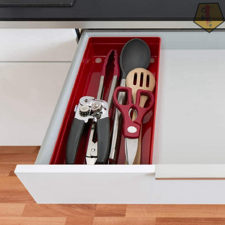 GN109 Plastic Drawer Storage Tray Heavy Duty Organizer Bin For Home